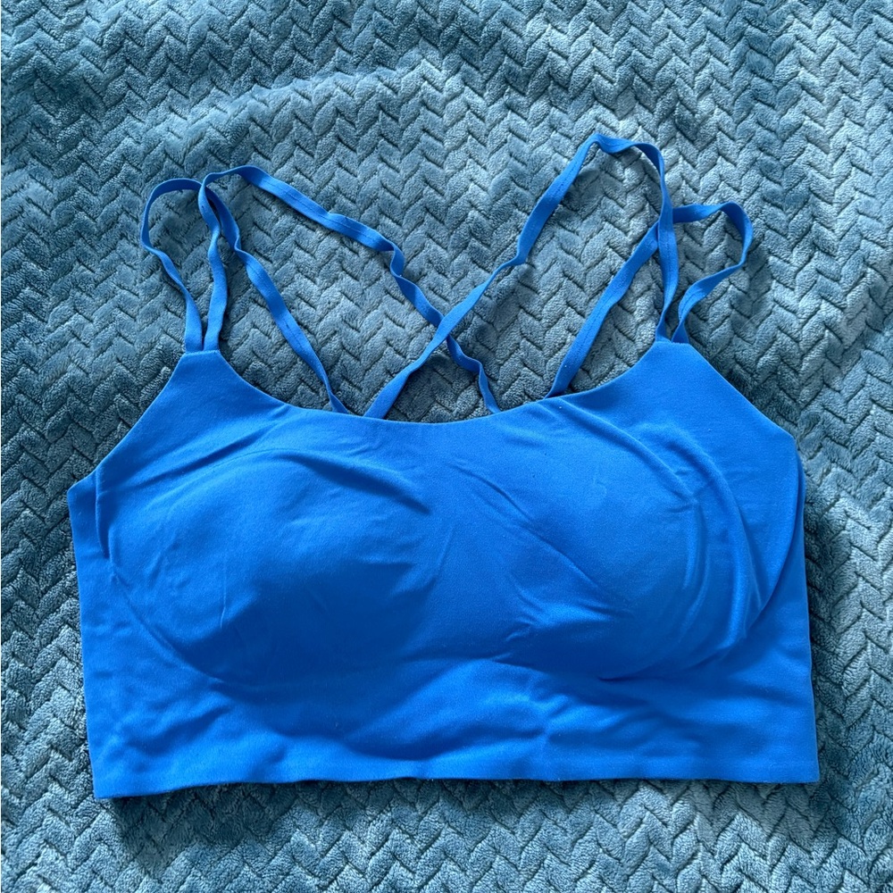 Women's Aerie Blue Strappy Bralette